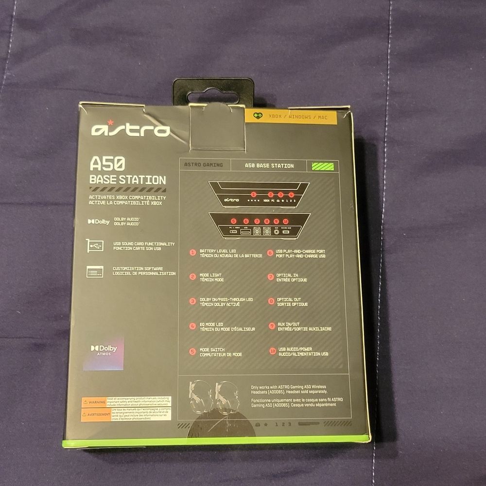 XBOX ONE LOGITECH ASTRO A50 GEN 4 GAMING HEADPHONES - Picture 3 of 14